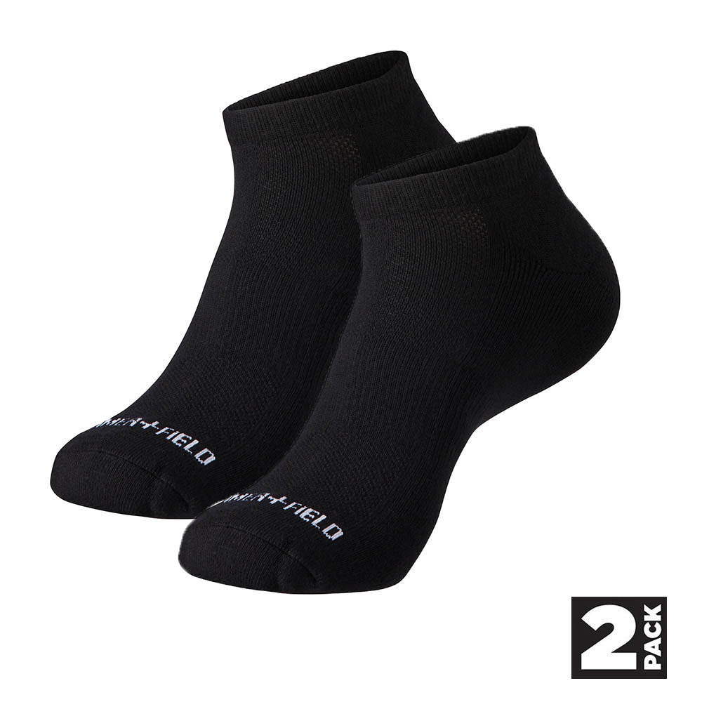 Hammer + Field Workwear Sneaker Socks 2x Pack - Black